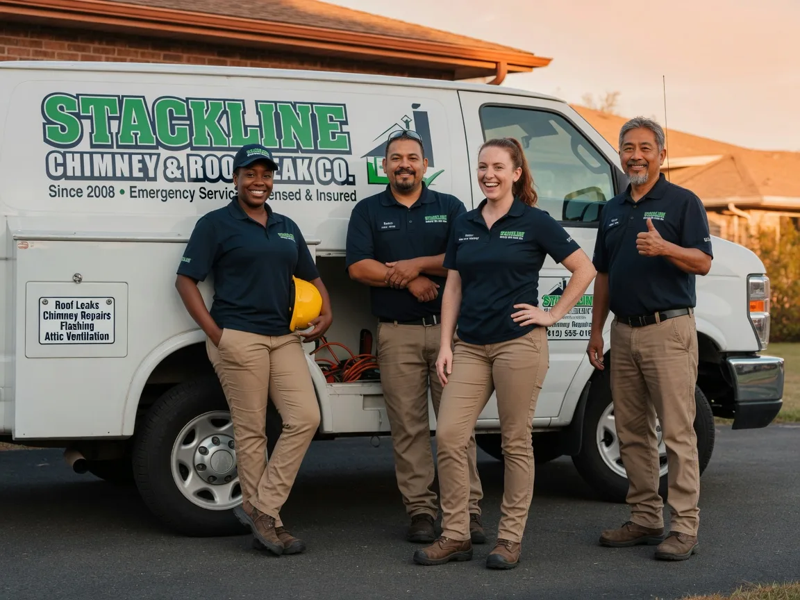 Chimney flashing repair company in Union, WA